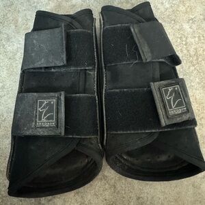 Shedrow Brush Horse Boots - Black - Equestrian